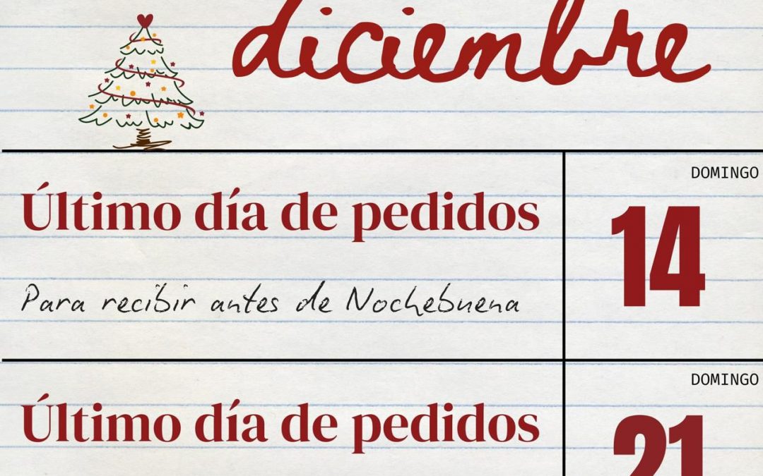 Pedidos Sin Gluten Diciembre 2025 Panadería JM García