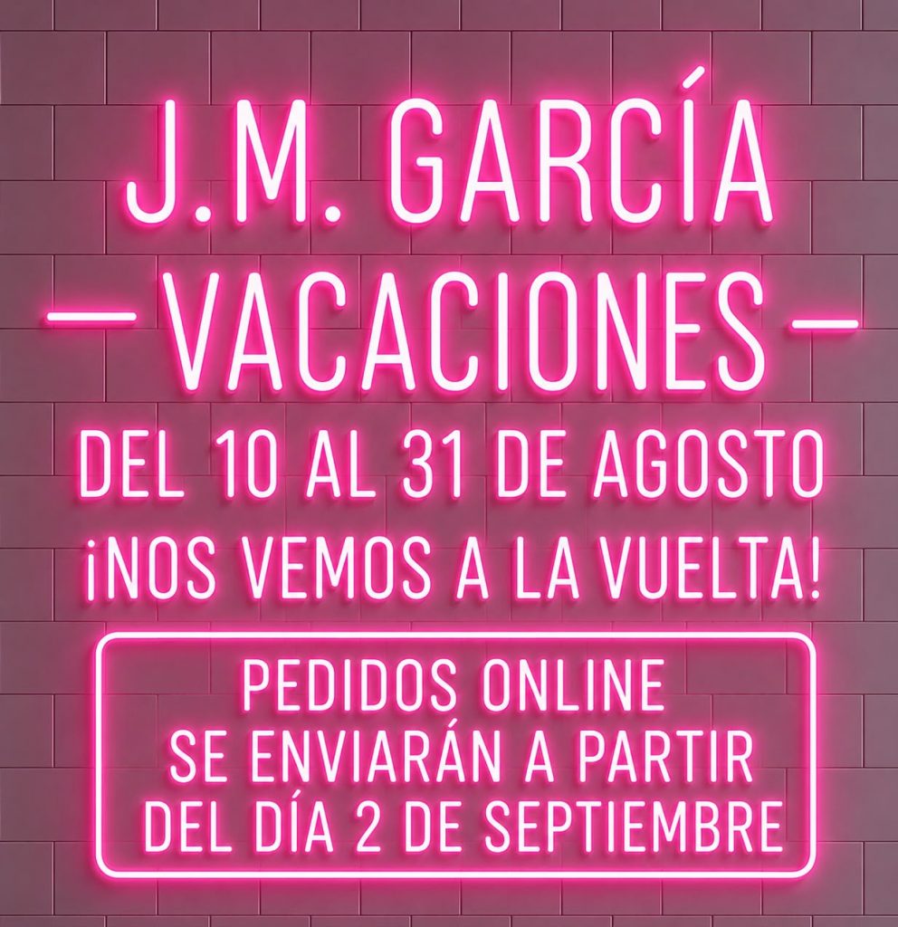 vacaciones 2026 panaderia jm garcia sin gluten